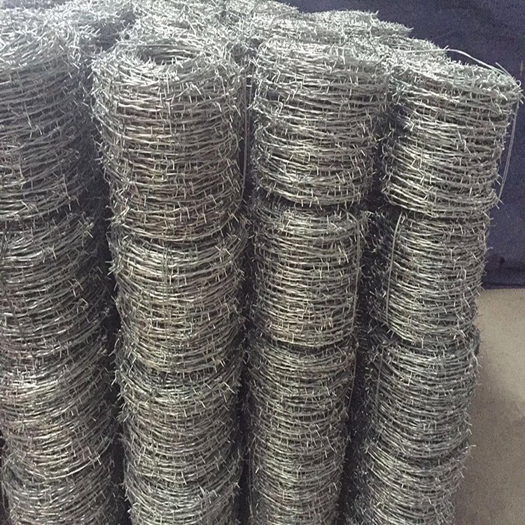 Hot dip Galvanized Barbed Wire for fencing (500meter/coil)