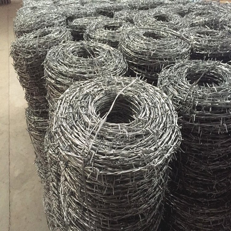 Hot dip Galvanized Barbed Wire for fencing (500meter/coil)