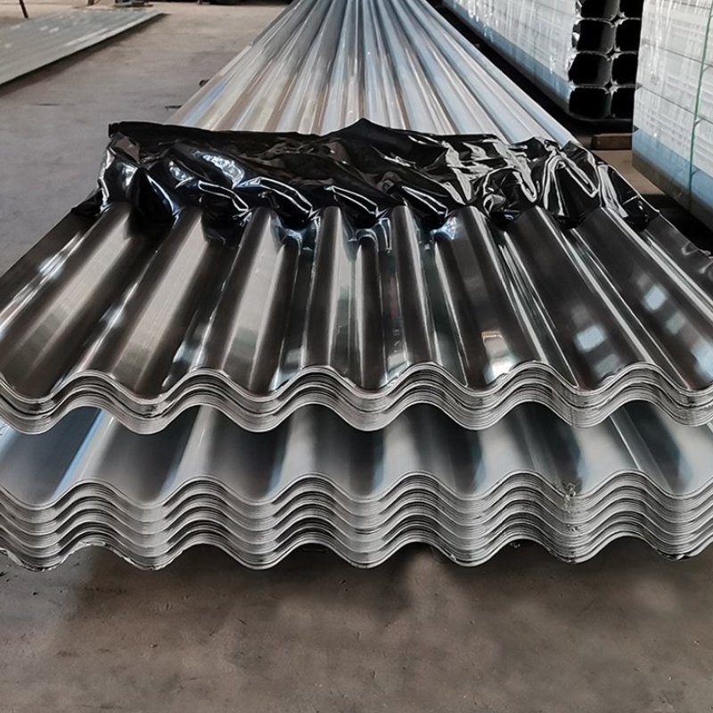 China Shan dong high quality galvanized corrugated steel sheet roof top tent building roof panel