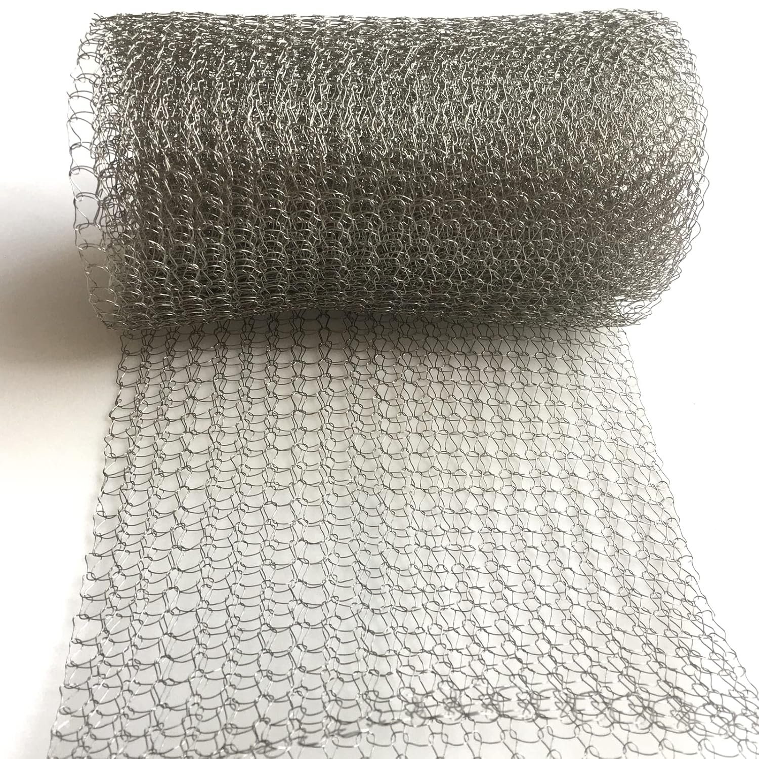 Stainless Steel Gas Liquid Knitted Wire Mesh / Oil Demister Knitted Mesh