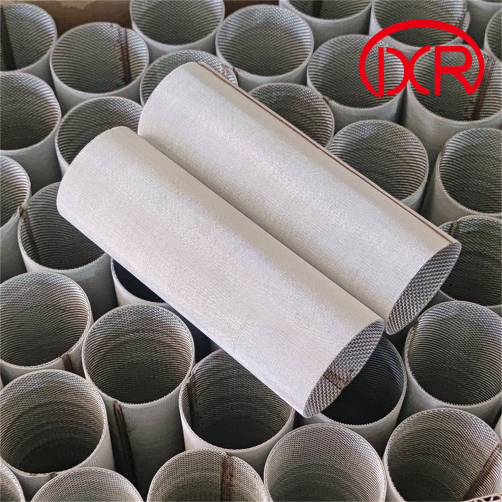 Wholesale Vacuum Cleaner Filter Screen Cylinder Stainless Steel Wire Mesh Filter Tube Punch
