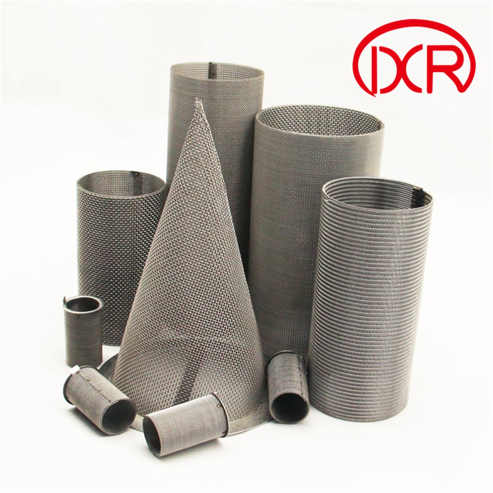 Wholesale Vacuum Cleaner Filter Screen Cylinder Stainless Steel Wire Mesh Filter Tube Punch