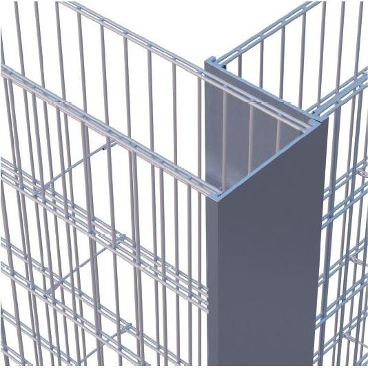 Hot dipped galvanized stone gabion basket fence welded gabion box wall galfan coated welded gabion retaining wall for outdoor