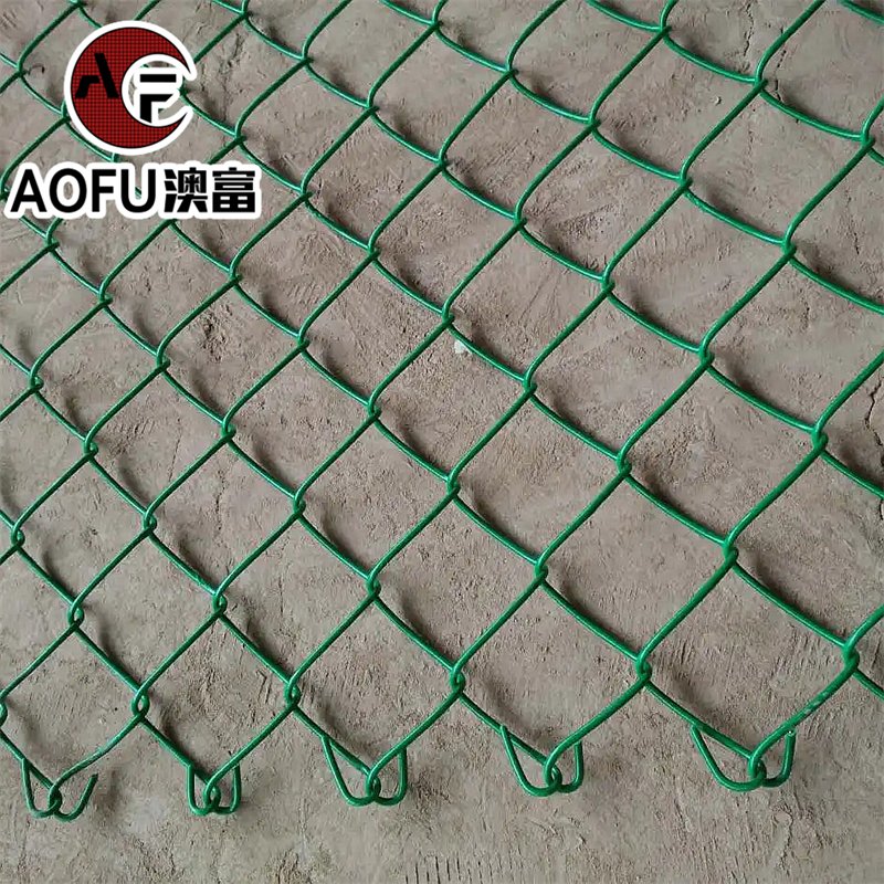 Pvc Coated Galvanized Diamond Cyclone Wire Mesh Rolls 6ft Chain Link Fence For Sale