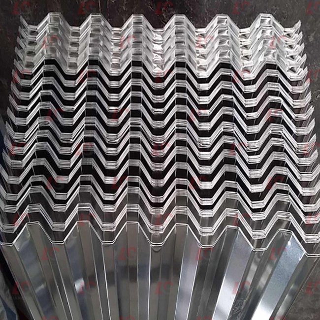 China wholesale 4x8 galvanized corrugated steel roofing sheet weight of galvanized corrugated iron sheet For Building Materials