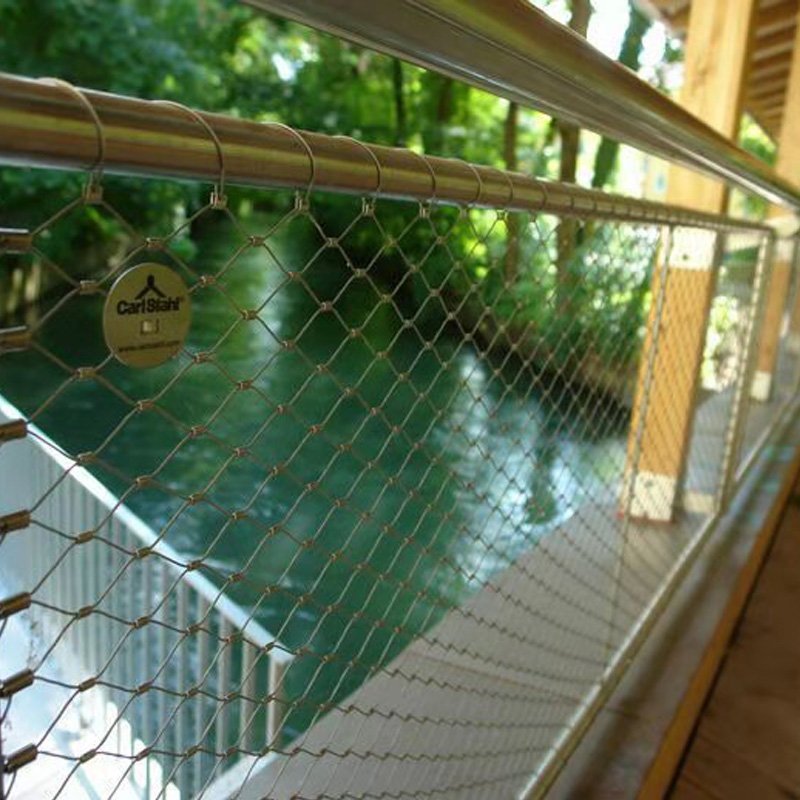 304 316 316L Decorative Mesh Stainless Steel Flexible Wire Rope Mesh Net