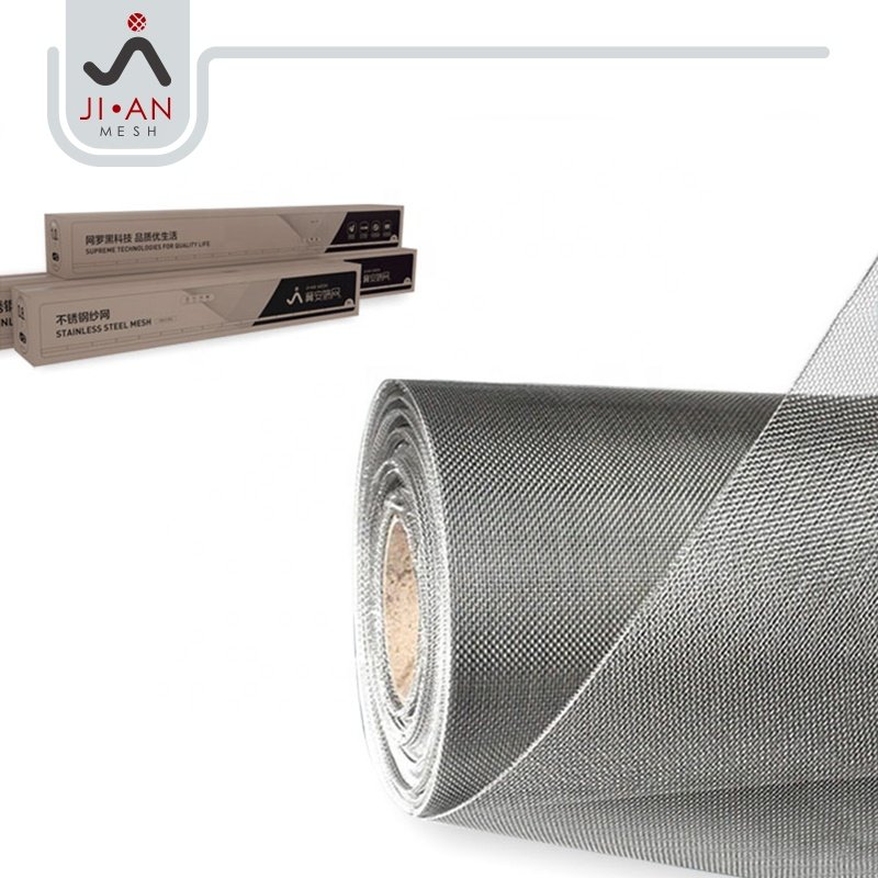 304/316 ss steel wire meshes filter screen 20/40/60 80/100/150/200/300/400 micron filter cloth Stainless Steel woven Wire Mesh