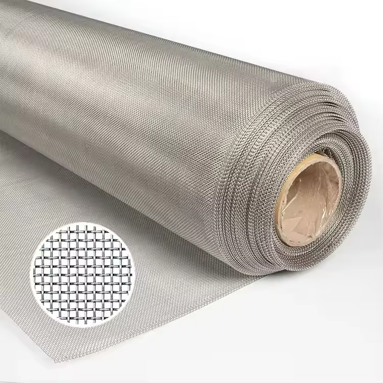 2024 new 120 Mesh SS 304 Stainless Steel Fine Filter Woven Wire Mesh Screen Cloth Netting