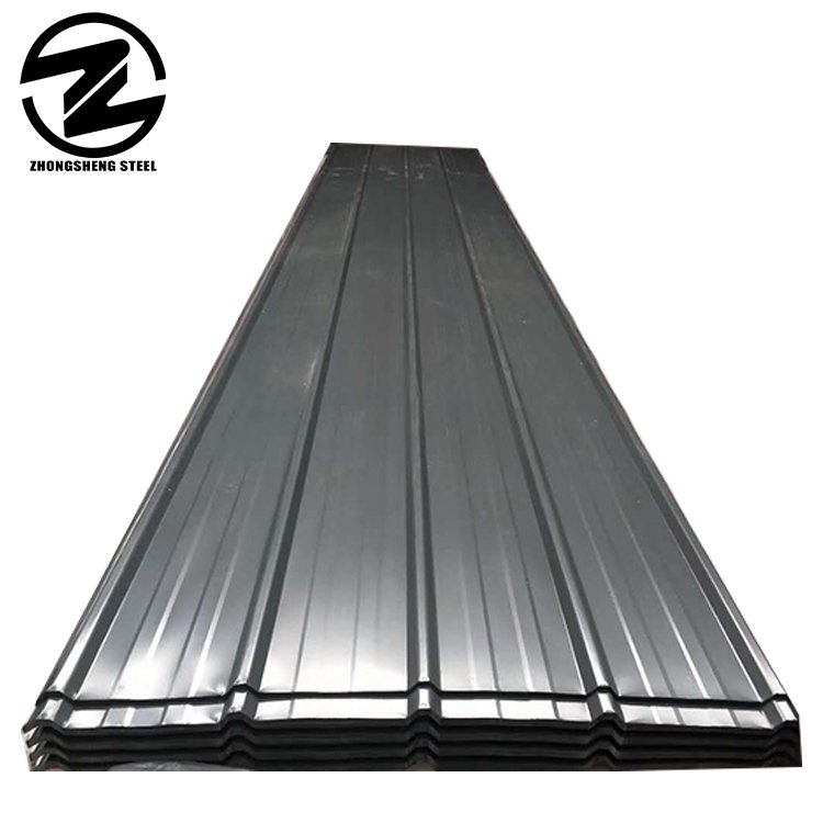 cheap trapezoid color 0.25mm thickness steel tile corrugated steel standard height of color roof per sheet