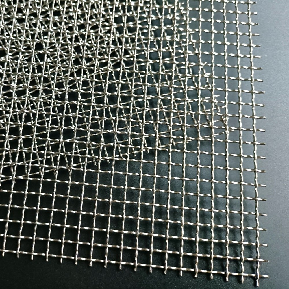 1 2 3 4 5 6 7 8 10 Mesh Heavy Duty Plain Weave Crimped Filter Square Hole Stainless Steel Wire Mesh