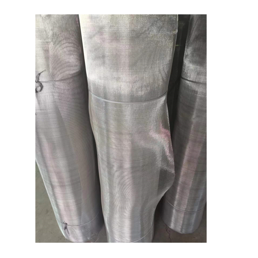 Stainless steel mosquito proof metal window mesh weaving