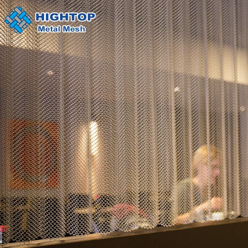 Decorative Metal Wire Mesh / Metal Ring Mesh Curtain / Chain Mail Mesh