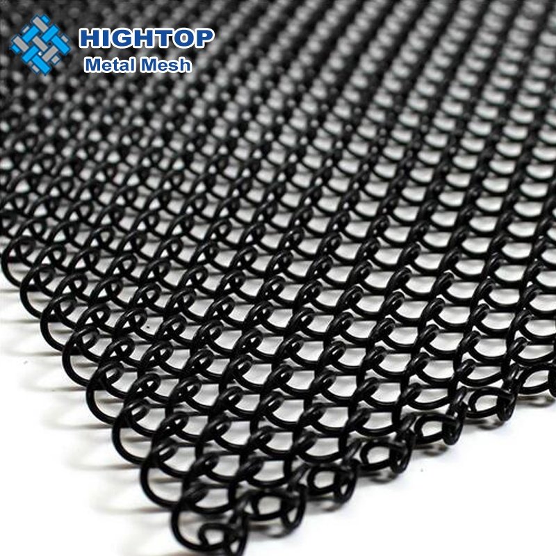 Decorative Metal Wire Mesh / Metal Ring Mesh Curtain / Chain Mail Mesh