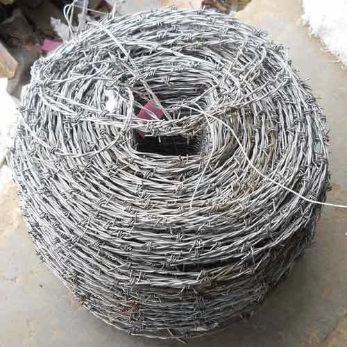Galvanized Steel Barbed Wire PVC Coated Razor Concertina Wire for Prison Protection Security Iron Stainless Steel Material
