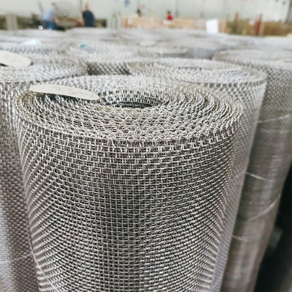 Metal Filters For Filter Screen SS 304 100 Micron 150 Mesh Stainless Steel Weave Wire Mesh Screen Manufacturers Wholesale