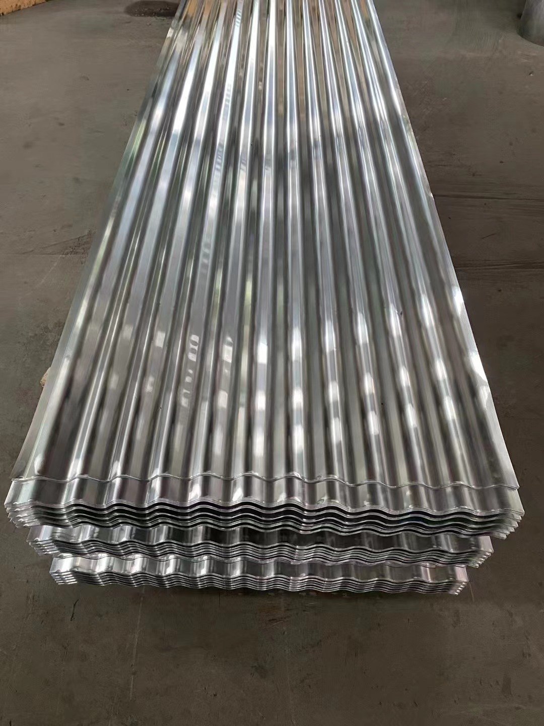 hot sale color coated galvanized Corrugated zinc plate gi carbon steel cold rolled roof sheet