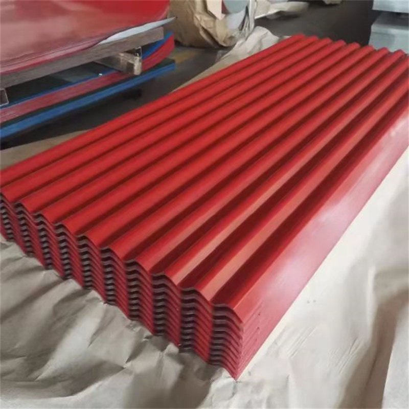 Roofing Sheet Color Coated Metal Steel Plate Corrugated Prepainted Galvanized Iron Zinc Roof Sheet Price 5 Ton Full Hard Z10-Z29