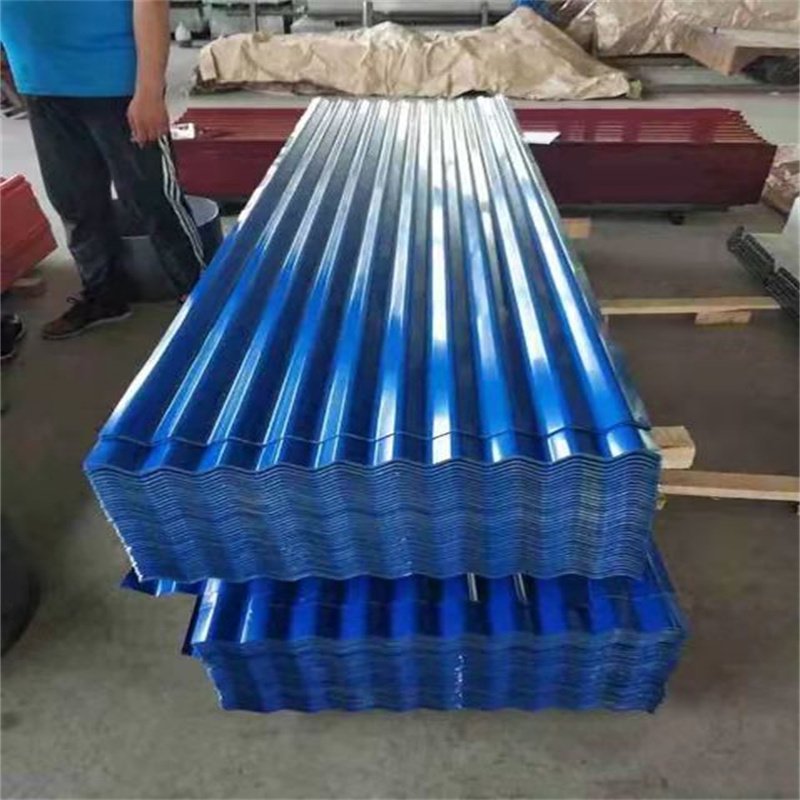Roofing Sheet Color Coated Metal Steel Plate Corrugated Prepainted Galvanized Iron Zinc Roof Sheet Price 5 Ton Full Hard Z10-Z29