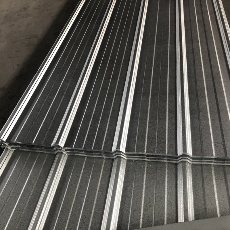 Corrugated Galvanized Steel Roofing Sheet 0.13mm thick Aluminum Galvanized Coated Metal Long Span Panels for Building Materials