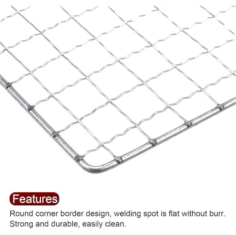 Wholesale Net Galvanized Iron Barbecue BBQ Grill /Steel Wire Stainless Steel Wire Mesh Barbecue BBQ Grill