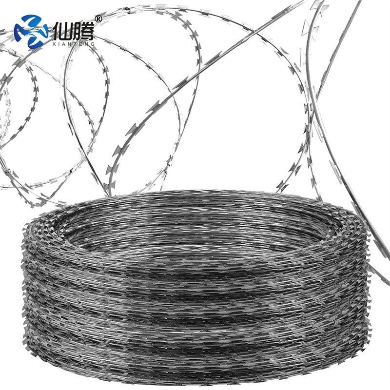 High Security Galvanized Razor Barbed Wire Fence for Secure Enclosures Wire Fence Panel