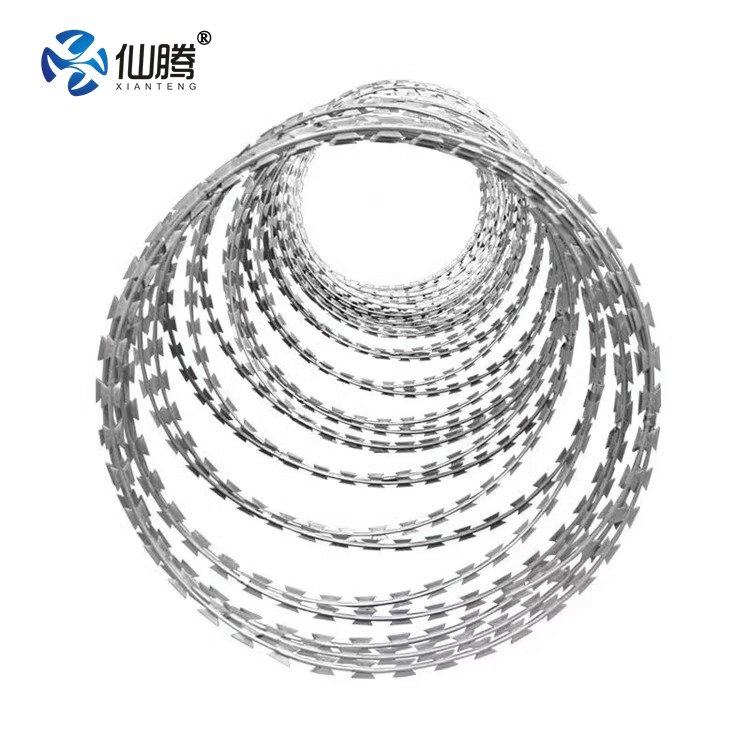 High Security Galvanized Razor Barbed Wire Fence for Secure Enclosures Wire Fence Panel