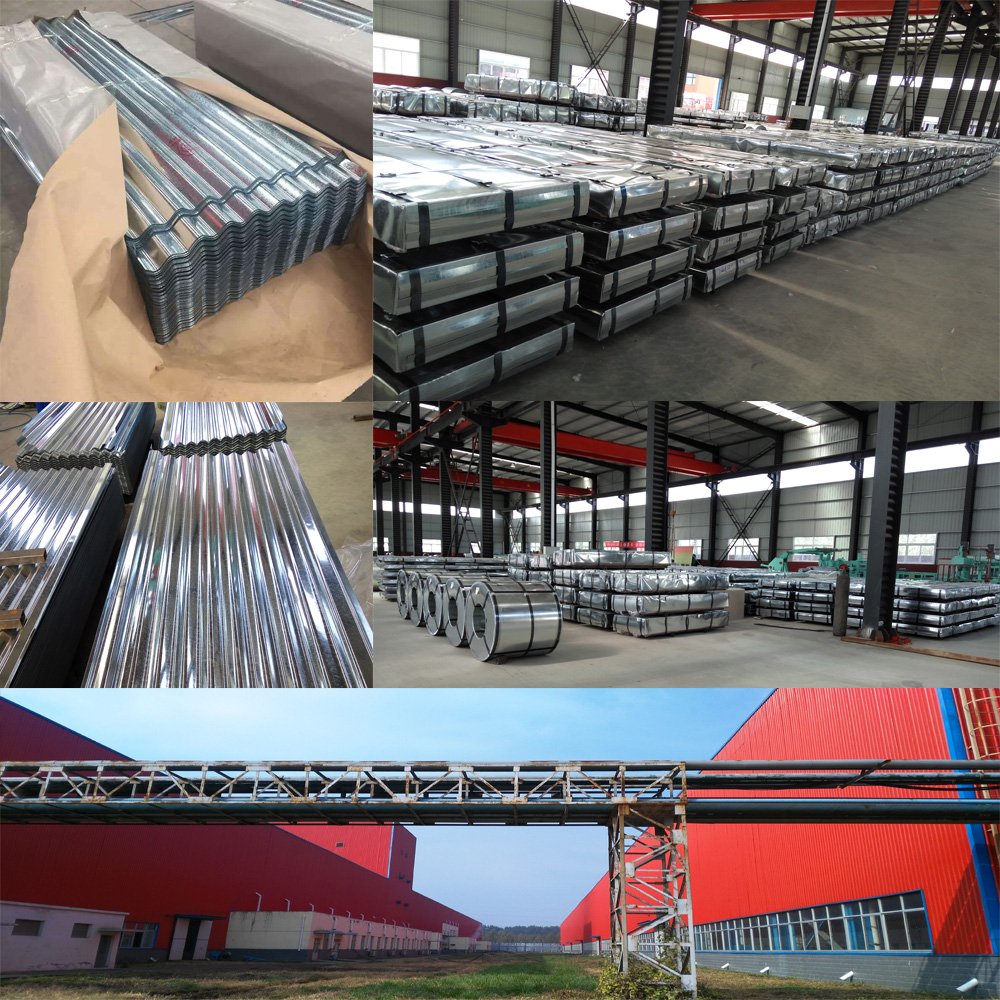 HOT DIPPED 0.15mm galvanized GI corrugated steel roofing sheet
