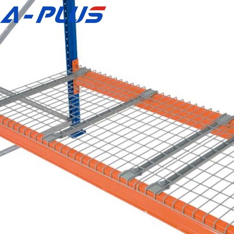 U Channel Zinc Galvanized Metal Pallet Rack Support Grid 44''x46'' Steel Wire Mesh Panel Deck