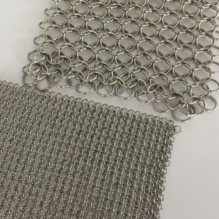 304 Stainless steel chain mail ring mesh for Protection