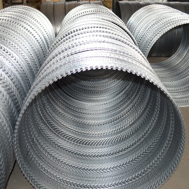 bto 22 low price concertina wire hot dipped galvanized razor barbed wire price for sale anti climb razor wire galvanized