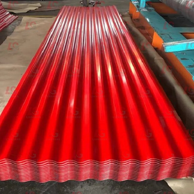 Factory price z10 z20 z30 galvanized ppgi metal roof tile corrugated sheet for roof solar roofing material sheet for house