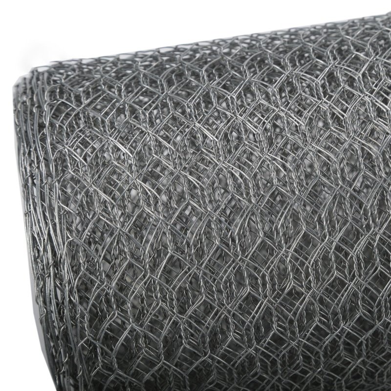 China triple twist hot dipped galvanized netting hexagonal wire mesh/woven hex mesh fence
