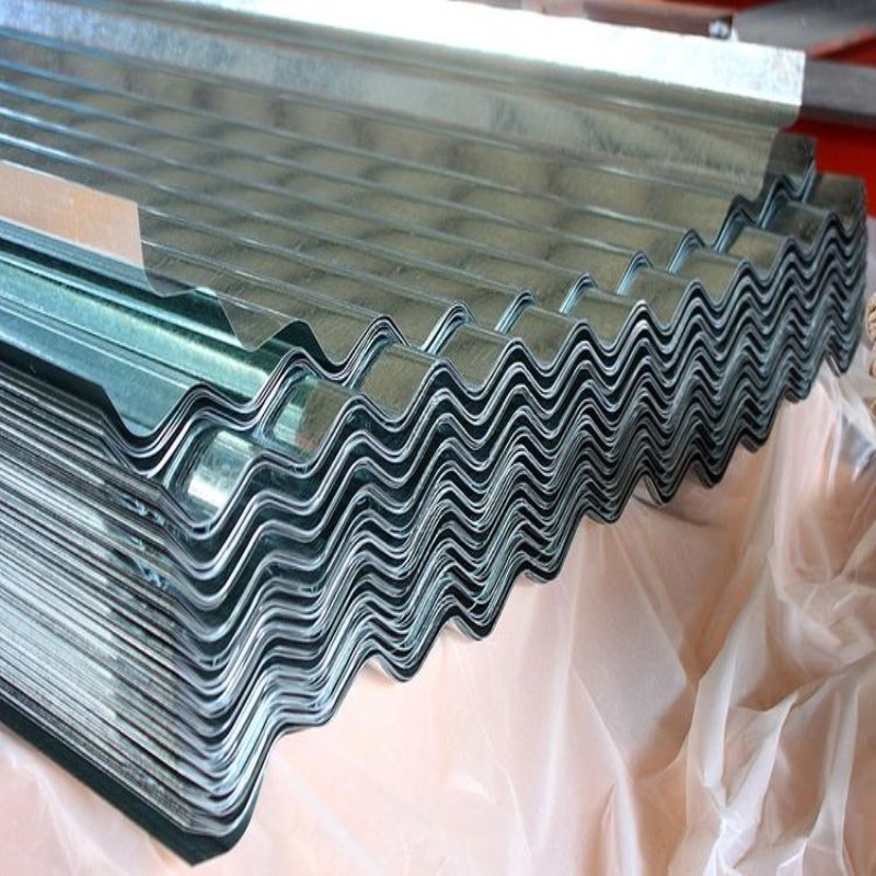 Hot Dipped Wavy Corrugated Steel Roofing Plate 0.2 1.0mm GI GL Galvanized Metal Cutting Bending Welding Included BIS Certified