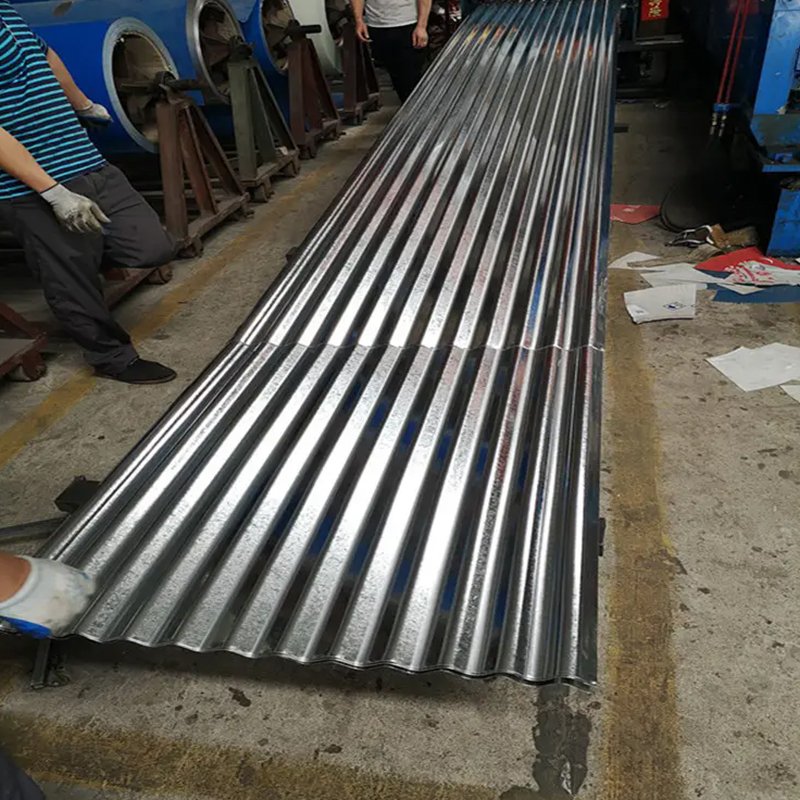 Zinc Corrugated Board Galvanized Steel Sheet Roof Panel 0.12mm Corrugated Board For Architectural Decoration