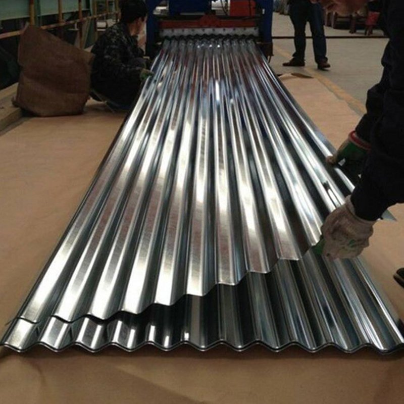 Zinc Corrugated Board Galvanized Steel Sheet Roof Panel 0.12mm Corrugated Board For Architectural Decoration