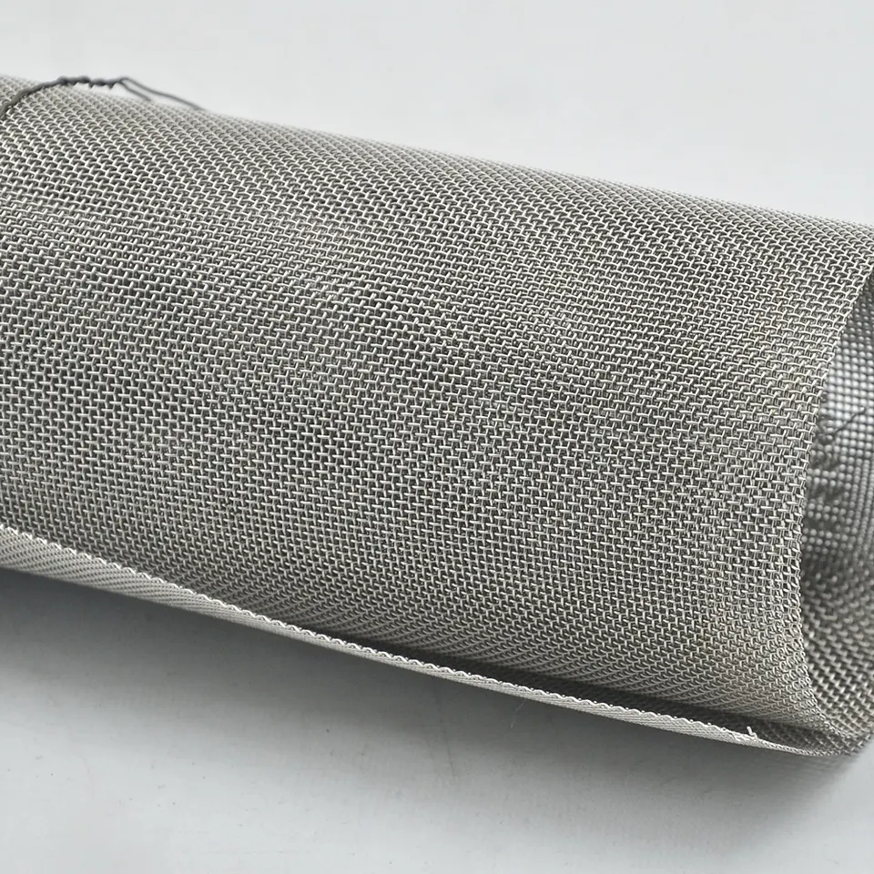 SUS 304 316 316l 6 8 10 12 14 20 mesh stainless steel crimped woven wire mesh