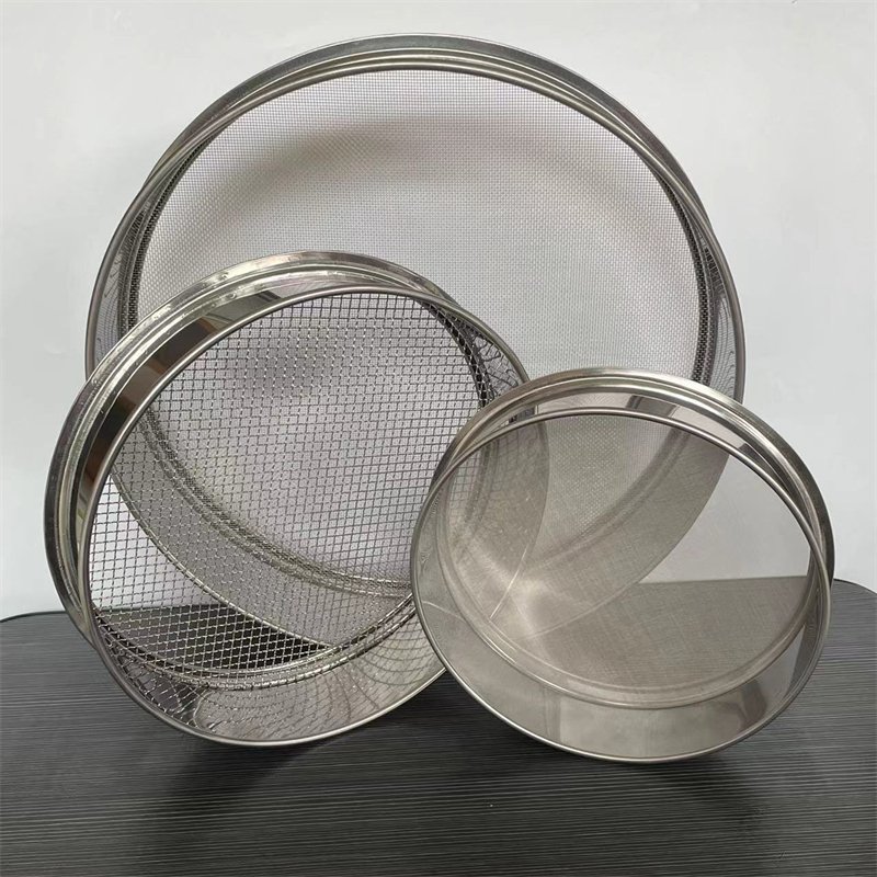 Standard Control Screen Sieve Household Flour Sifter Standard Sieve For Flowering Soil Sand Filter Stainless Steel Wire Mesh