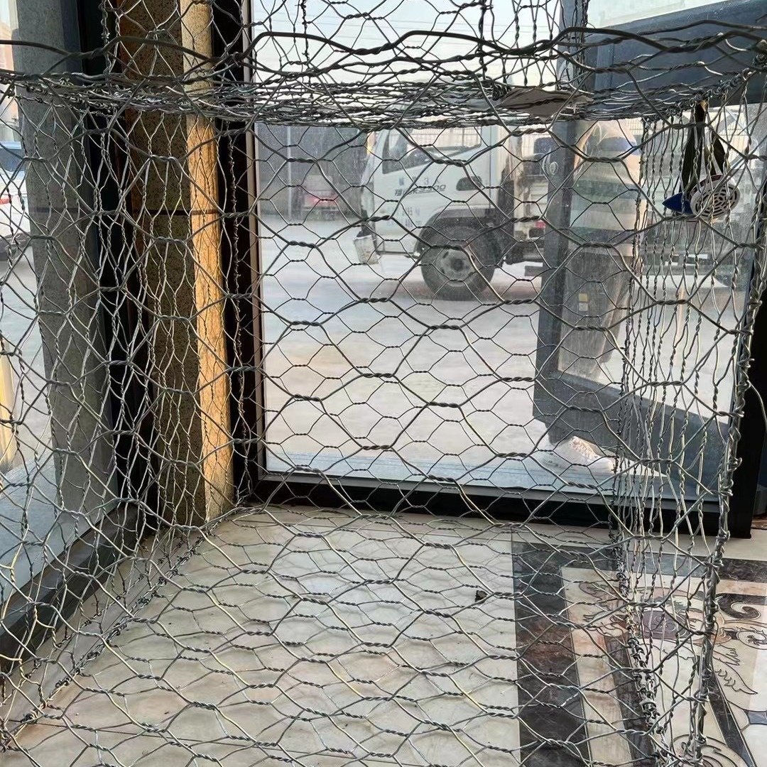 High quality hot dip galvanized welded gabion wire mesh fencing box stone cages Galfan welded gabion basket retaining wall fence