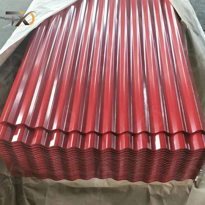 Cheap China foshan steel factory Direct Selling 0.5-1.2 mm EN GB AISI ASTM Corrugated Galvanized Steel Sheet Color Roof