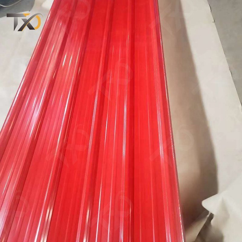 Cheap China foshan steel factory Direct Selling 0.5-1.2 mm EN GB AISI ASTM Corrugated Galvanized Steel Sheet Color Roof