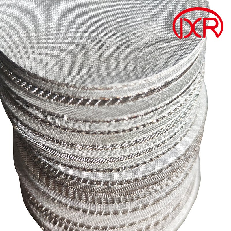 Micro Sintered Multi layered stainless steel wire mesh filter disc with frame
