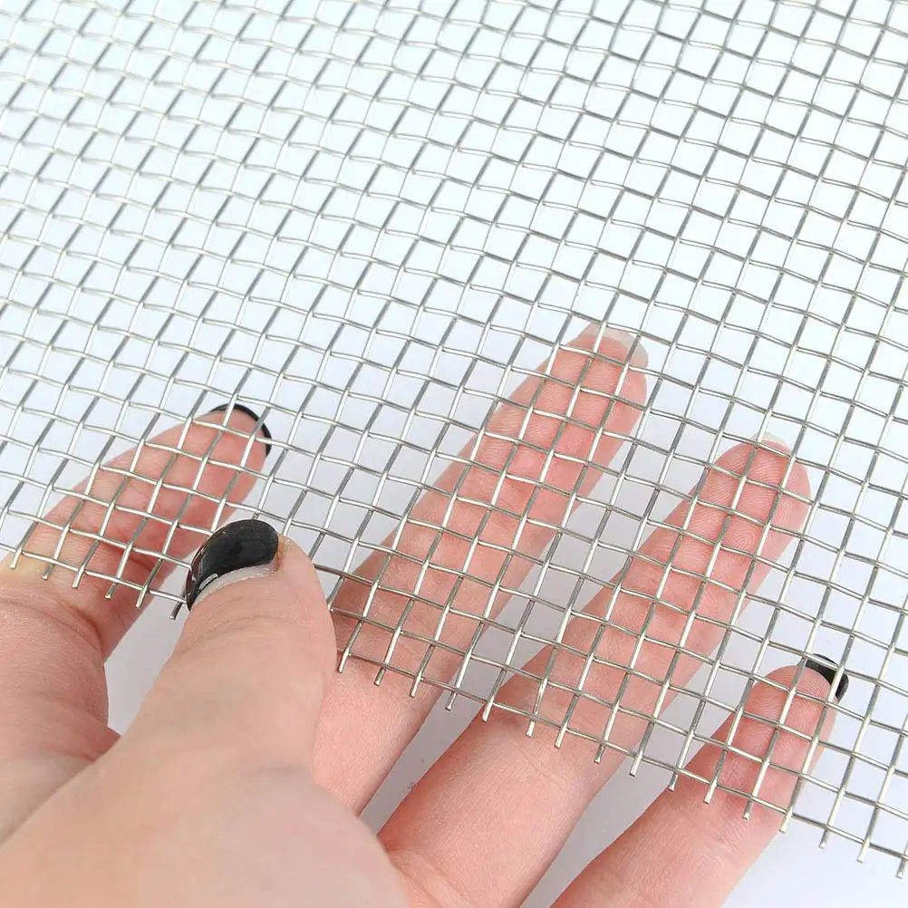 5-500 mesh filter net customized stainless steel wire mesh screen welded netting for sieve