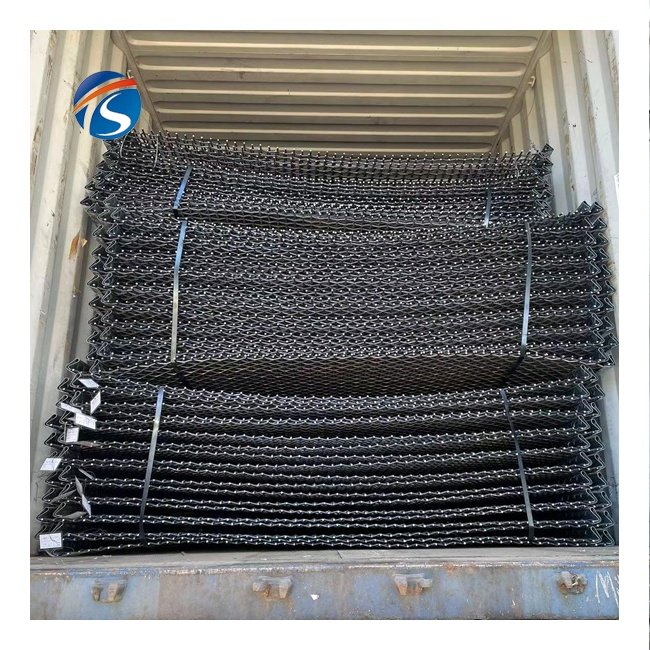 Durable and Bold 65Mn Manganese Steel Crimped Weaving Mesh Crusher Vibration Screen Ore Mesh