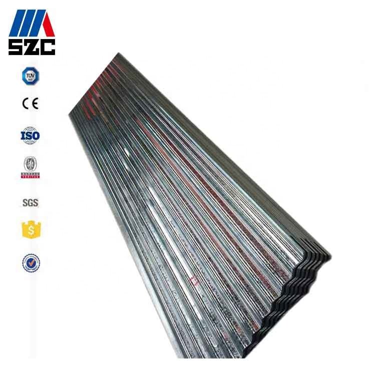 HOT DIPPED 0.12mm galvanized GI corrugated steel roofing sheet