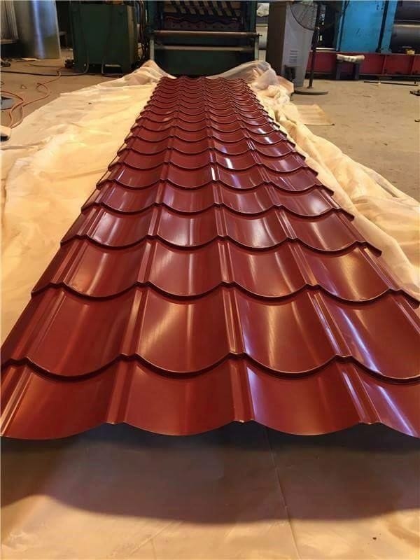 Shingles Lightweight Zinc Corrugated Roofing Tiles Plate Panel Color Coated