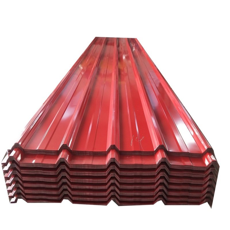 China Factory Chile 0.35*851mm ASTM A792 Zincalum Steel Roofing Corrugated Zinc Roof Sheet