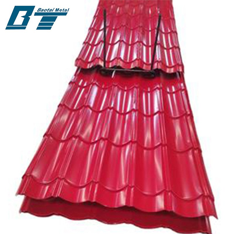 IBR Roofing Sheet Used For House Building Material PPGI Sheet RAL Color Coated Galvanized Steel Corrugated Roofing Sheet