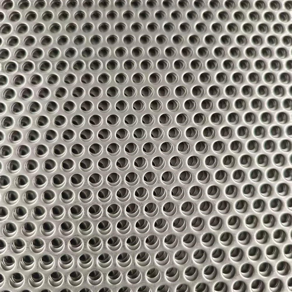 Customizable Round Hole Stainless Steel Perforated Mesh Screen