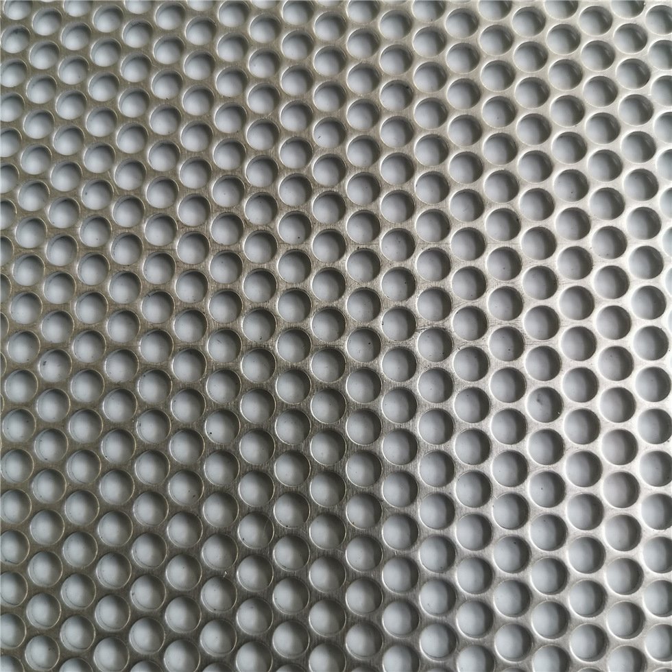Customizable Round Hole Stainless Steel Perforated Mesh Screen