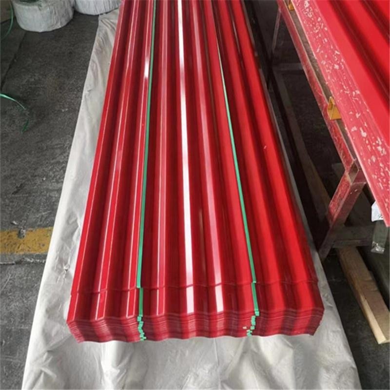 Hot Rolled Color Galvanized Steel Coil Metal Coated Roof Roofing Board Corrugated Board 0.35mm Thick Color Coated